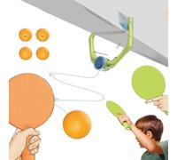 Dgayaeic Allenatore di Pong per Bambini - Allenamento per la coordinazione Occhio-Mano Regolabile in Altezza - Esercitatore Giocattolo per interazione Genitore-Figlio, della Porta Portatile per