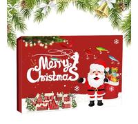 Dgayaeic Calendario 'Avvento Per La | 24 Giorni Set Conteggio Alla Rilancia Per Natale | Attrezzatura Acqua Salata E Esche Artificiali | Regalo Per Marito Padre Nonno Amico Adolescenti Adulti