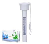 Dgayaeic Termometro per Piscina - Misuratore per Vasca con Corda,Accessorio per Piscina Galleggiante 0-50℃ per Spa Acquari Terme Vasca Pesci