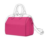 DGAZ Cuscino Borsa per Speedy 30, Schiuma di Memoria, Rose Shocking | Satin di Lusso, Cuscino per Borsa con Schiuma di Memoria Premium, Protezione e Forma Perfetta