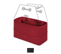DGAZ Seta Interno Borsa Organizer per Chanel Gabrielle Backpack S/M, Borsa in Borsa Organizzatore Interno Borsatta, inserto per organizzatore Leggera (Vino rosso, Gabrielle Backpack Medium)