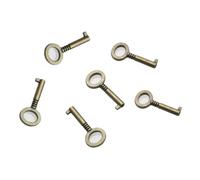 DGBRSM 6 pezzi Mini lucchetto retr con chiave di ricambio, adatto per chiavi universali come mini lucchetti a forma di orso, lucchetti a forma d