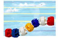 DGDHHSFJDJ Corda di Segnalazione per corsie di Nuoto, divisori per corsie di Nuoto da 15 cm, Linea di Segnalazione con Boa ad Alta visibilità, per delimitare Le Aree Pericolose delle corsie di Nuoto