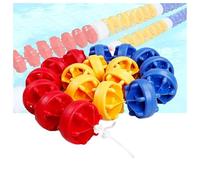 DGDHHSFJDJ Corda di Segnalazione per corsie di Piscina, divisori di corsie di 15 cm, Linea di Segnalazione con Boa ad Alta visibilità, per parchi Acquatici