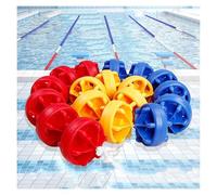 DGDHHSFJDJ Corda per corsia Piscina, Galleggiante divisorio da 3,3 Piedi, Accessori per Corde, Linea di Boa con 8 galleggianti, per corsie sotterranee