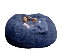 DGDHHSFJDJ Immenso pouf in velluto da 7 piedi, comodo e soffice pouf gigante, adatto per sala studio o spazio ricreativo.