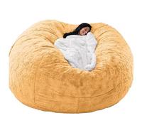 DGDHHSFJDJ Immenso pouf in velluto da 7 piedi, comodo e soffice pouf gigante, adatto per sala studio o spazio ricreativo.