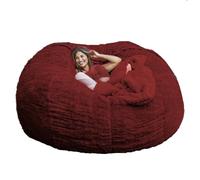 DGDHHSFJDJ Immenso pouf in velluto da 7 piedi, comodo e soffice pouf gigante, adatto per sala studio o spazio ricreativo.