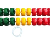 DGDHHSFJDJ Kit Professionale di Sicurezza con Corda e Galleggiante per delimitare corsie per Piscine, per spiagge e parchi Acquatici. Corda divisoria per separare Aree o corsie Pericolose.