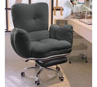 DGDHHSFJDJ Poltrona reclinabile versatile, che unisce comfort e funzionalità da ufficio, in tessuto impermeabile. Perfetta come seduta da studio o da soggiorno.