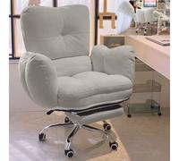 DGDHHSFJDJ Poltrona reclinabile versatile, che unisce comfort e funzionalità da ufficio, in tessuto impermeabile. Perfetta come seduta da studio o da soggiorno.