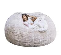 DGDHHSFJDJ Rivestimento per poltrona a sacco da 6 piedi, prodigiosa guaina vuota per poltrona a sacco, morbido velluto con rinforzo a doppia cucitura, vari colori