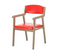 DGDHHSFJDJ Sedia da pranzo nordica con braccioli, poltrona in finto legno per sala da pranzo, cucina, ufficio, sala conferenze, balcone e terrazza - Mobili eleganti e versatili