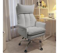 DGDHHSFJDJ Sedia da scrivania per ufficio, design in similpelle con schienale regolabile. Perfetta come sedia ergonomica da ufficio o comodo divano da soggiorno.