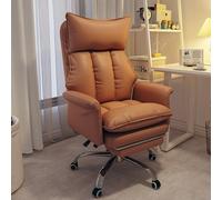 DGDHHSFJDJ Sedia da scrivania per ufficio, design in similpelle con schienale regolabile. Perfetta come sedia ergonomica da ufficio o comodo divano da soggiorno.