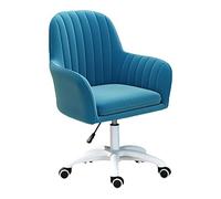 DGDHHSFJDJ Sedia da ufficio girevole, altezza della seduta regolabile da 42 a 52 cm, sedia imbottita per computer, un efficiente compagno d'ufficio e un'elegante sedia da toeletta/Rosa