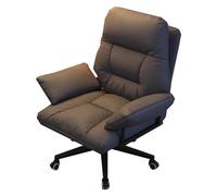 DGDHHSFJDJ Sedia da ufficio girevole regolabile, altezza regolabile 99-105 cm, con ruote girevoli silenziose, schienale ergonomico che offre un supporto confortevole/Grigio