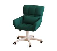 DGDHHSFJDJ Sedia ergonomica per computer con rotazione a 360°, supporto lombare e braccioli - Comoda poltrona operativa per studio, camera da letto, sala computer