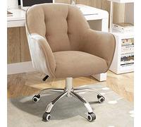 DGDHHSFJDJ Sedia girevole per ufficio, sedia moderna per camera da letto, per ufficio, gaming e trucco/Rosa / 46-54 cm
