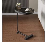 DGDHHSFJDJ Tavolino laterale per divano a forma di C, struttura in metallo moderno, design sottile per divano e letto, tavolo da pranzo ideale per TV, soggiorno e camera da letto, mobili salvaspazio