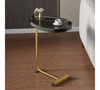DGDHHSFJDJ Tavolino laterale per divano a forma di C, struttura in metallo moderno, design sottile per divano e letto, tavolo da pranzo ideale per TV, soggiorno e camera da letto, mobili salvaspazio