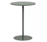 DGDHHSFJDJ Tavolo bar rotondo int./est. con base metallo - Versatile per locali e casa, ideale come piano cocktail, angolo bistrot o zona caffè con piano in ferro