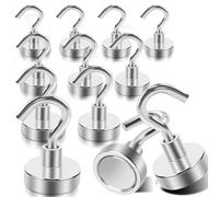 DGDUBRB Ganci magnetici extra forti, 18 kg + potenti magneti con gancio, robusti ganci magnetici da crociera, per aule, da appendere, cabine, barbecue, posto di lavoro e ufficio, ecc
