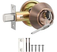 DGEJWMSC Compatibile con il set di chiavistelli a cilindro singolo Copper Creek e pomelli for porte d'ingresso con chiave