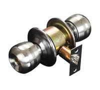 DGEJWMSC Pomolo for porta d'ingresso con chiave, pomolo rotondo in acciaio inossidabile for porte interne ed esterne