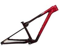 DGERFDJO Telaio for Mountain Bike Fuoristrada Soft Tail XC, Telaio in Carbonio 29er con UDH, Boost 148 mm e Supporti for Freni a Disco(Red,M)