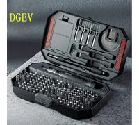 DGEV-Juego de muslimex 145 en 1, brocas magnetticas de precision, Kit de reparacion de mano inalapmbrico