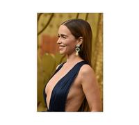DGFRE Poster su tela dell'attore Emilia Clarke, senza cornice, 50 x 75 cm