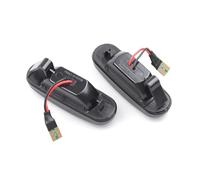 DGGH Indicatore direzione Per Citroen 2 pezzi indicatori di direzione dinamici a LED, luci di posizione laterali, ripetitori(Smoked)