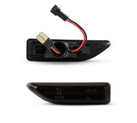 DGGH Indicatore direzione Per Mini Per Cooper Per Countryman Per 60 2017-2020, 2 pezzi, indicatori di direzione dinamici a LED, indicatori di direzione laterali(Smoked lens)