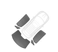 DGGH Parasole per Jazz GK Modelli per Fit 2014-2020, Tendina Parasole per Parabrezza Anteriore, Tendina Parasole per finestrino Laterale Posteriore(Rear 5pc)