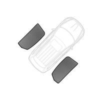 DGGH Parasole per Jazz GK Modelli per Fit 2014-2020, Tendina Parasole per Parabrezza Anteriore, Tendina Parasole per finestrino Laterale Posteriore(2PCS Rear Windows)