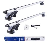 DGH SYSTEM Barre portatutto portapacchi easy line basic plus 135 cm compatibile con Seat Tarraco SUV 2019- con profili tradizionali, serratura, 90 kg