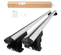 DGH SYSTEM Easy Line Classic 135 cm Portapacchi in alluminio compatibile con TOYOTA Land Cruiser (J90) SUV 1996-2002 con barre rialzati, serratura antifurto, portata massima 90 kg