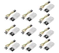 DGHBNP Adatto per Arduino 1-10 Pezzi DHT22 sensore Digitale di Temperatura e umidità AM2302 modulo + PCB con Cavo Sensore Albero Motore(10PCS)