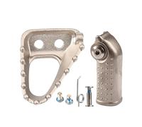 DGHBNP Adatto per KTM Adatto per EXC 300-250-450 EXCF 350 SX125 SXF 250-450 XCW 300 Piastra pedale freno in acciaio inossidabile Punta leva cambio(1 Set)