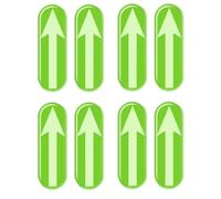 DGHBNP Adesivi Riflettenti 4/8 Adesivi di Giudizio, frecce direzionali, Etichetta, Decalcomania per Guidatore principiante, Adesivo per Posizionamento Porta Auto Nastro Catarifrangente Adesivo(8pcs)