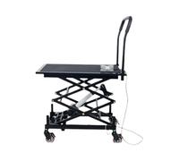 DGHBNP Argani elettrici Sgabello di Sollevamento Elettrico Piattaforma di Sollevamento Mobile Sgabello Pieghevole Scaletta per Uso Domestico Ascensore per Auto Paranco Elettrico(100x55 1.5m)