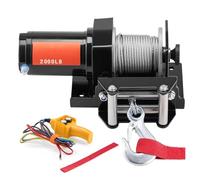 DGHBNP Argani elettrici Verricello per Auto elettrica da 2000 libbre ATV/UTV con Cavo in Acciaio Telecomando cablato per Il Traino di Camion Fuoristrada Paranco Elettrico