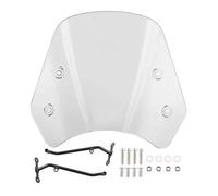 DGHBNP Moto Parabrezza Moto Spoiler Adatto per Benelli Leoncino 500 Trail Cafe Racer Deflettori Antivento Parabrezza Cupolino Retro Parabrezza(1)