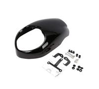 DGHBNP Moto Parabrezza Moto Spoiler Adatto per Kawasaki Vulcan S 650 Vulcan S650 EN650 2015-2025 Accessori per Moto Parabrezza Parabrezza(Bright Black)