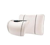 DGHBNP Poggiatesta Auto Cuscino per poggiatesta Auto, Coperta, Due in Uno, Comodo Cuscino per Tutte Le Stagioni(White)