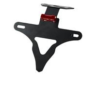 DGHBNP Portatarga Moto Adatto per Supporto Targa per Moto CFMOTO 150NK 650NK 400NK 2016-2023, Supporto per Luce di Segnalazione.(B Red)
