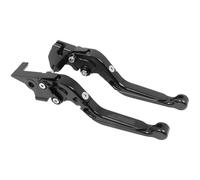 DGHBNP Set leve freno e frizione per moto Adatto per VULCAN S 650 650cc Adatto per VERSYS 650 1000 2015-2023 Z650 Z650RS Leve freno frizione pieghevoli Leva freno CNC Leve freni per moto(Black)
