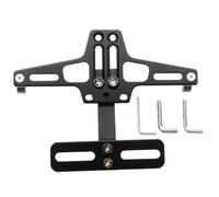 DGHBNP Staffe Lampada Forcella Anteriore Supporto per Targa Regolabile Universale per Moto, Supporto per Lampada indicatore di direzione Posteriore(Black)