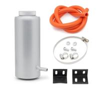 DGHBNP Vaschette Liquido Radiatori Serbatoio di espansione del Liquido Raffreddamento radiatore Universale da 800 ml, Serbatoio Raccolta, Troppo Pieno in Alluminio(Silver)